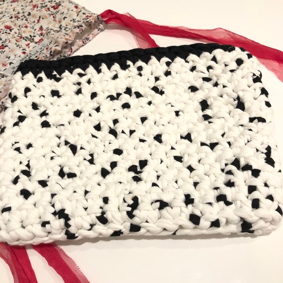 Le French Pique Woven Clutch Bag New - Picture 3 of 16